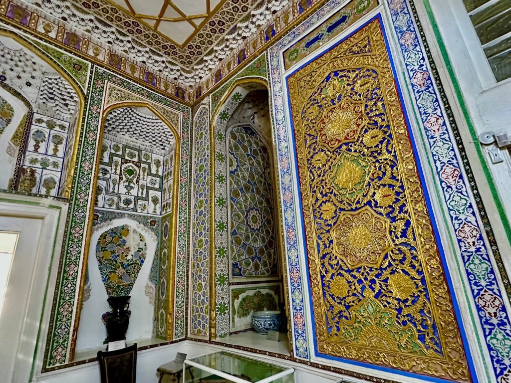 El interior de la sala de recepciones