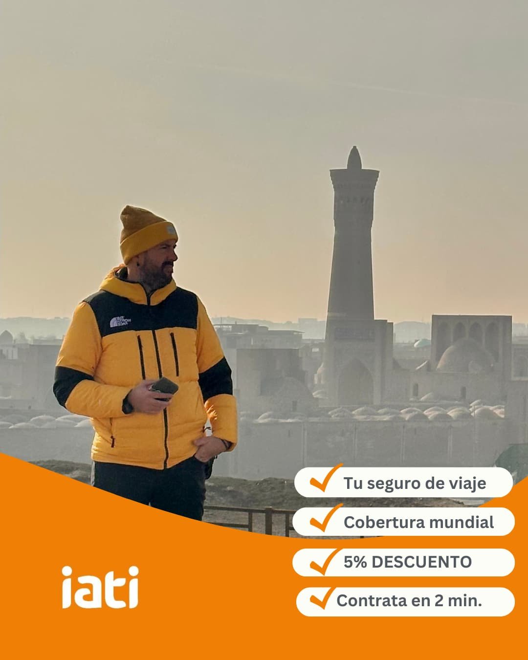 Viaja seguro con Iati Seguros. Open your mind traveling
