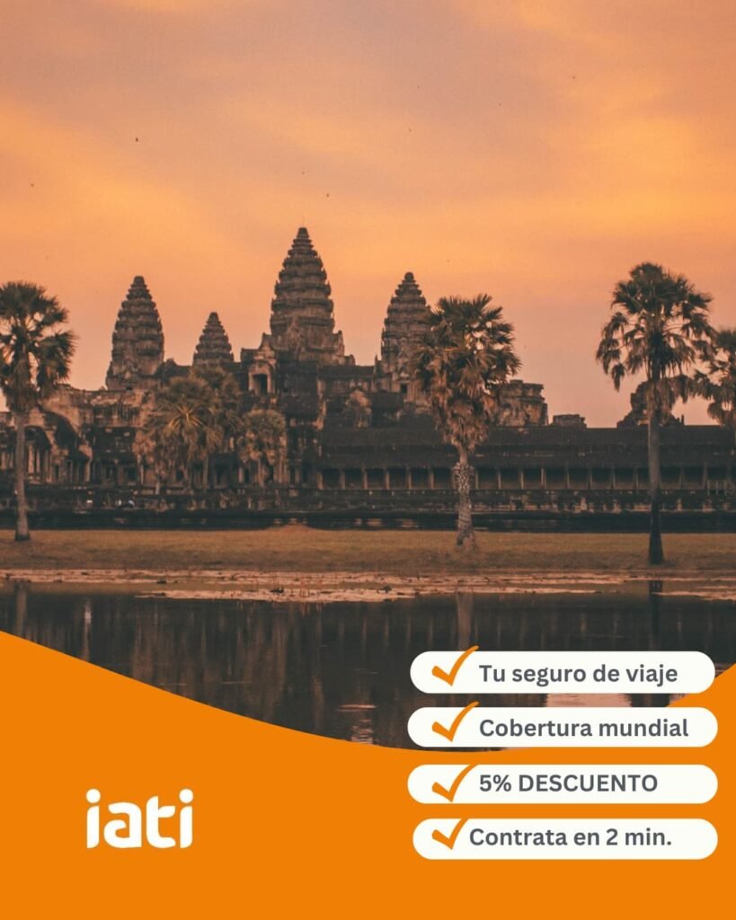 Viaja seguro a Camboya con IATI Seguros