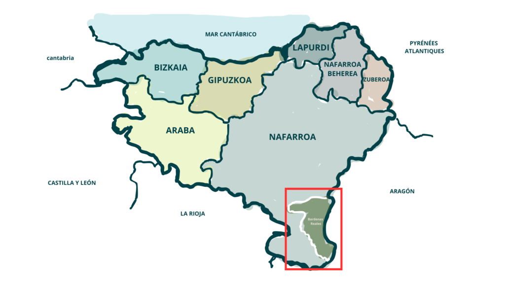 Un mapa muy “Open Your Mind Traveling” de Euskal Herria