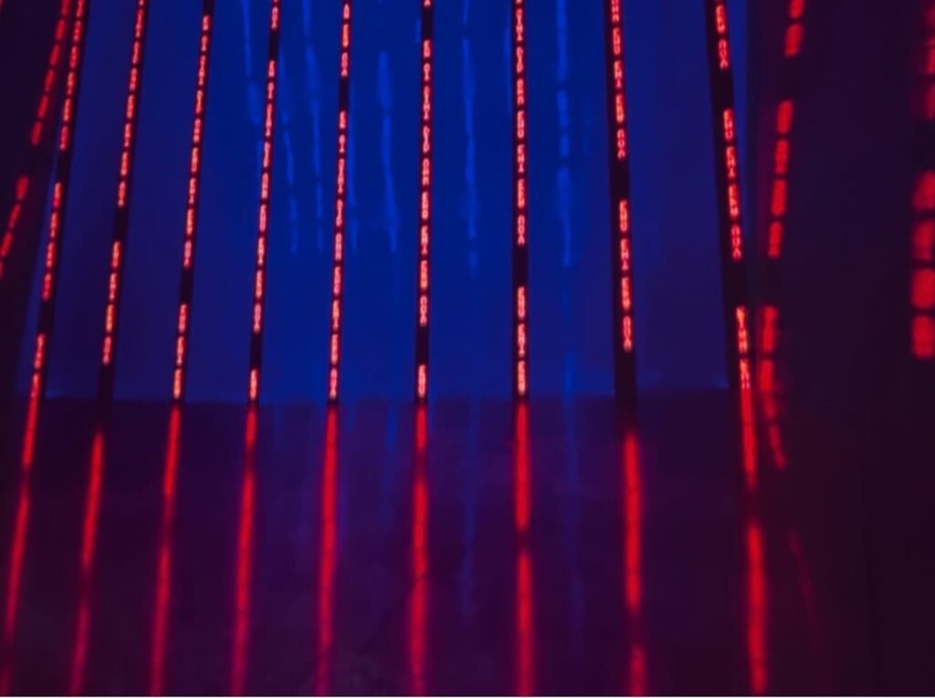 Las palabras de Jenny Holzer en su Instalación para Bilbao 