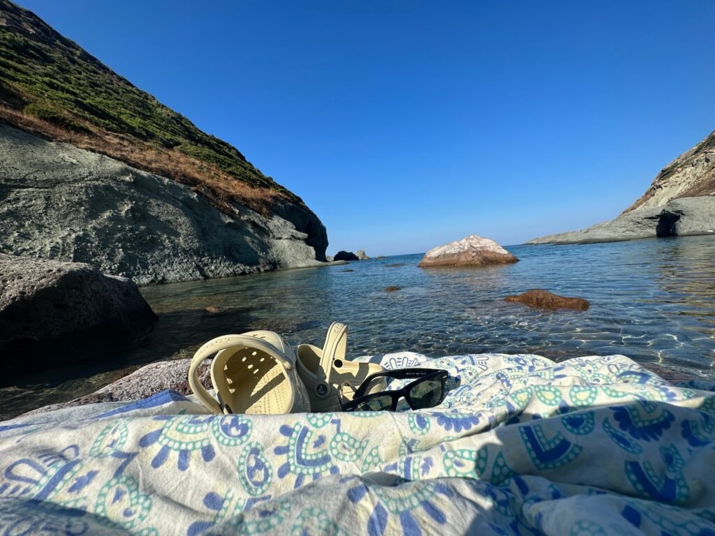 En Cala ´E Moro no hay arena...ni gente