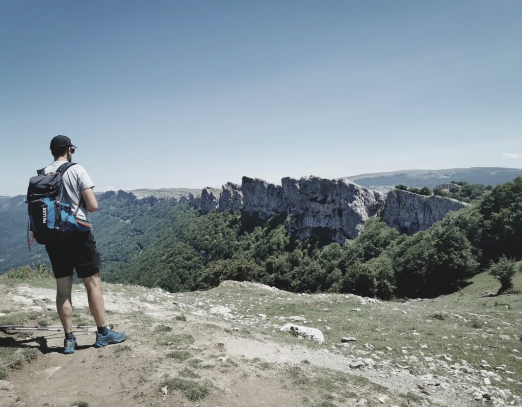 Las impresionantes crestas de Ollide en la Sierra de Urbasa