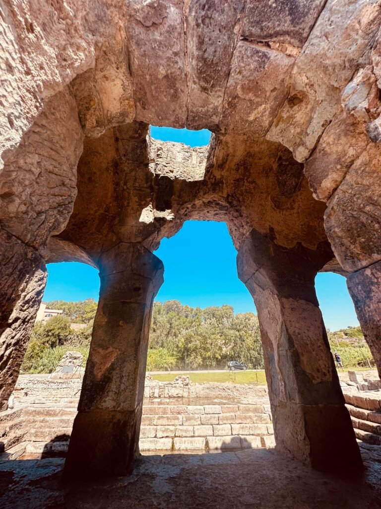 Vestigios de las termas de Trajano