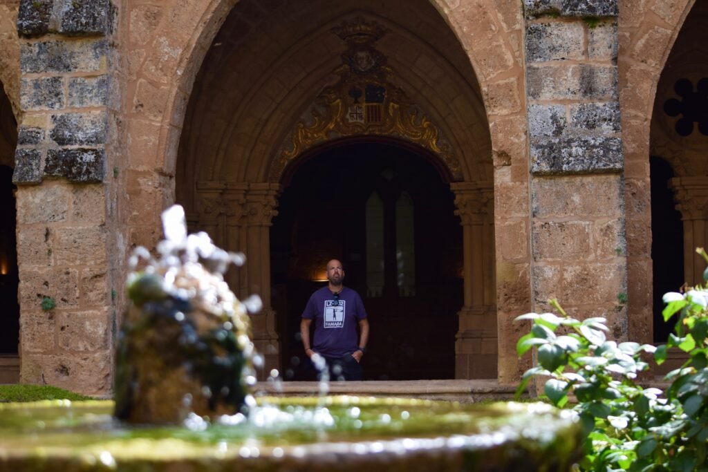 Patio interior del Monasterio de Piedra.