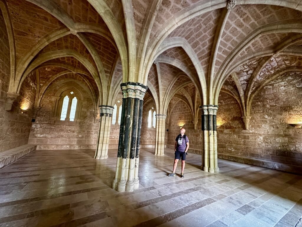 Columnas del Monasterio de Piedra (claustro)