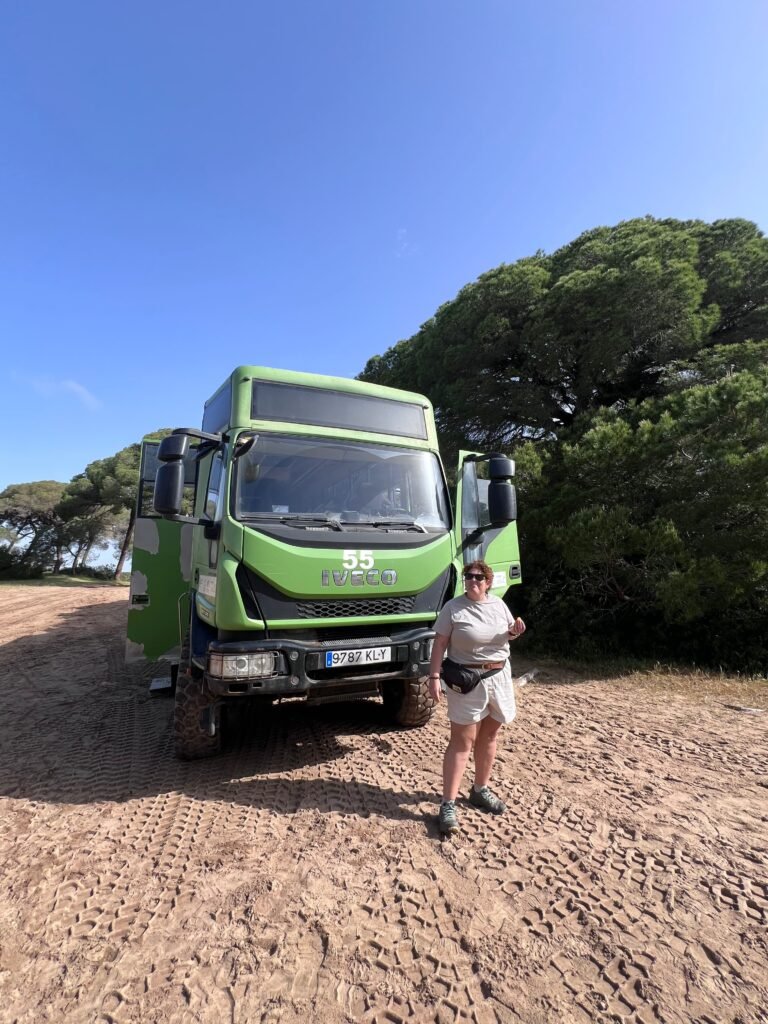 Nuestro autobús todoterreno para recorrer Doñana