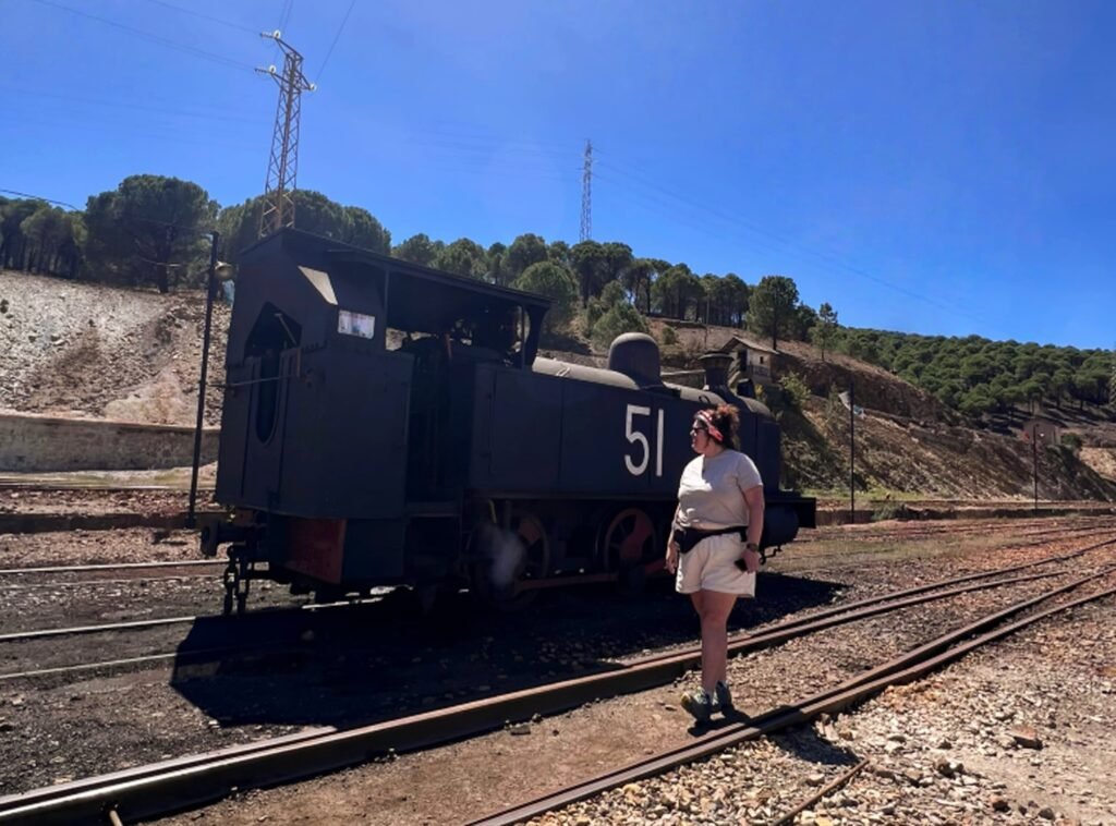 El 51: antiguo ferrocarril de vapor de Río Tinto