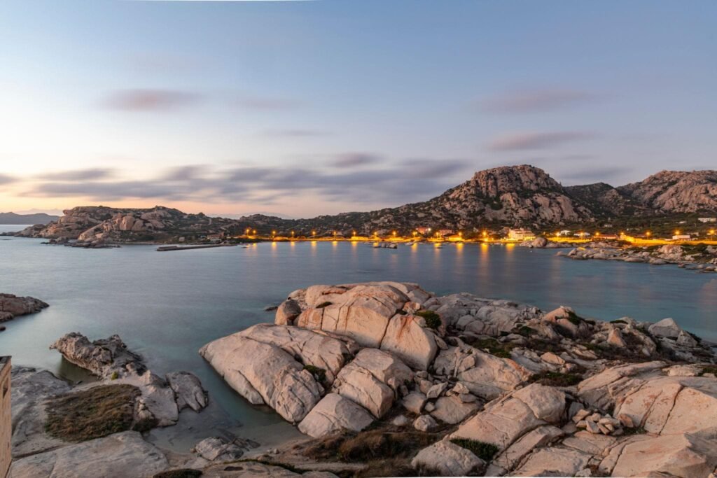 Atardecer en La Maddalena, al norte de Cerdeña