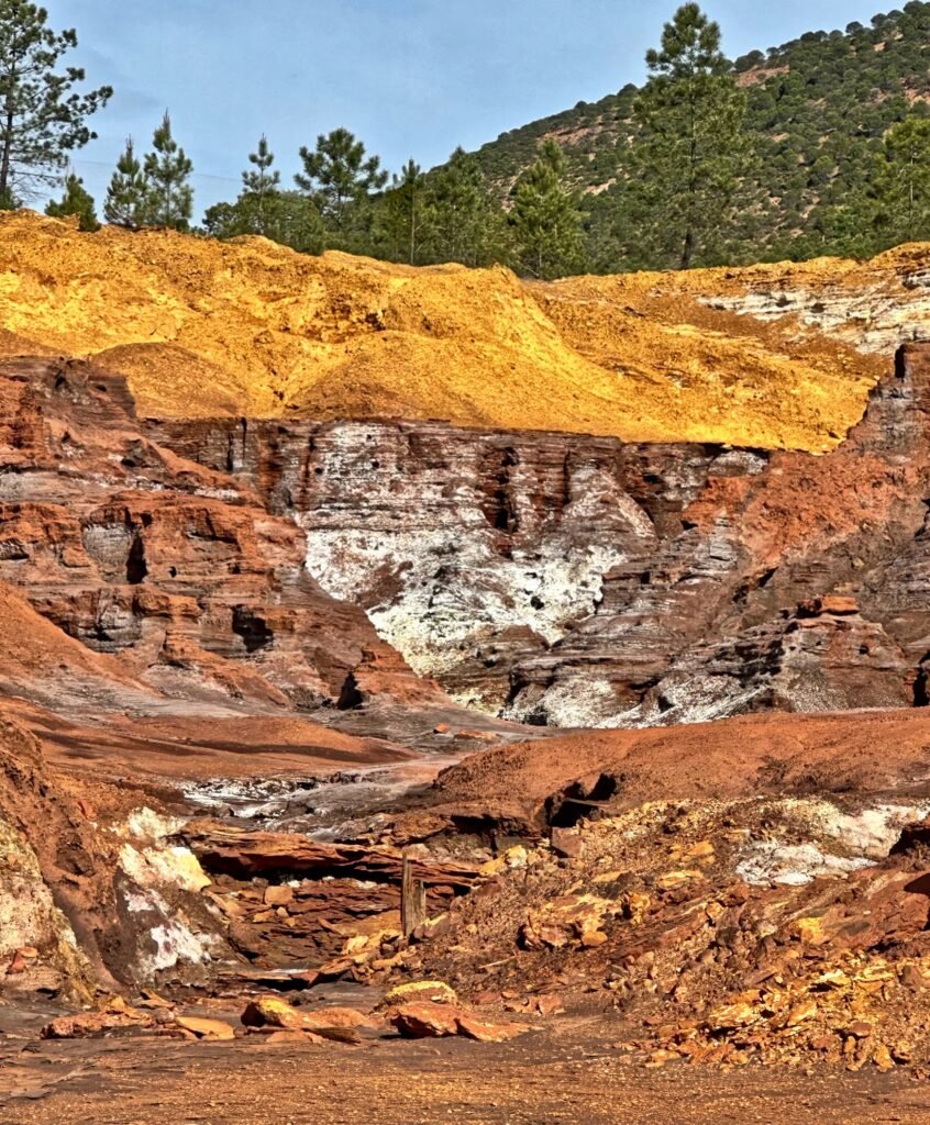 Los tonos rojos, ocres y amarillos de Río Tinto