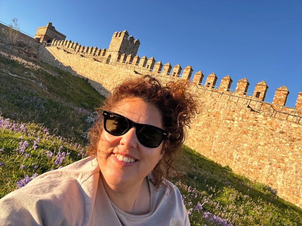 Atardecer en el castillo de Santa Olalla del Cala