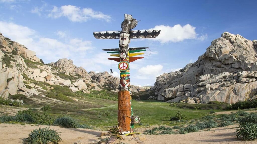 En el Valle della Luna vive una pequeña comunidad alternativa